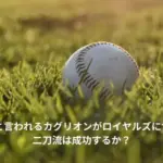 大谷2世　カグリオン　ロイヤルズ