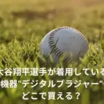 大谷翔平　デジタルブラジャー