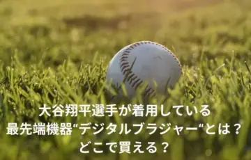 大谷翔平　デジタルブラジャー