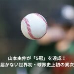 山本由伸　5冠