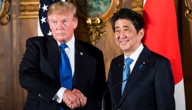 トランプ大統領　安倍首相