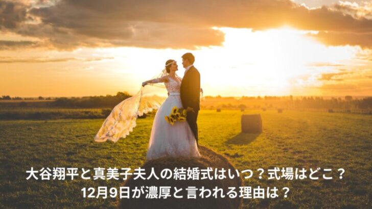 大谷翔平　結婚式　いつ