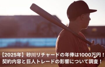 砂川リチャード　年俸