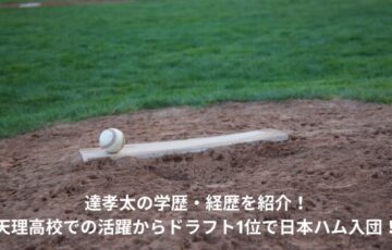 達孝太　学歴　経歴