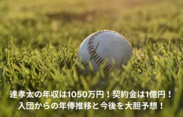 達孝太　年俸