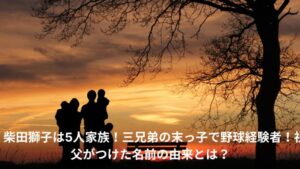 柴田獅子 家族